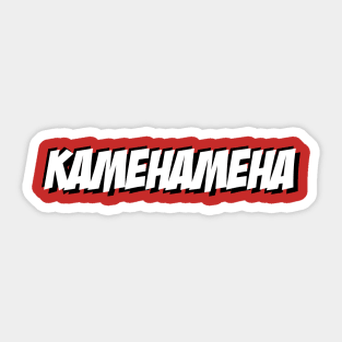 Kamehameha Statement Tee Sticker